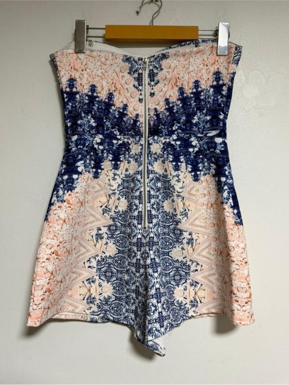 Harper & Me Strapless Printed Romper - Women’s XS - Picture 3 of 10